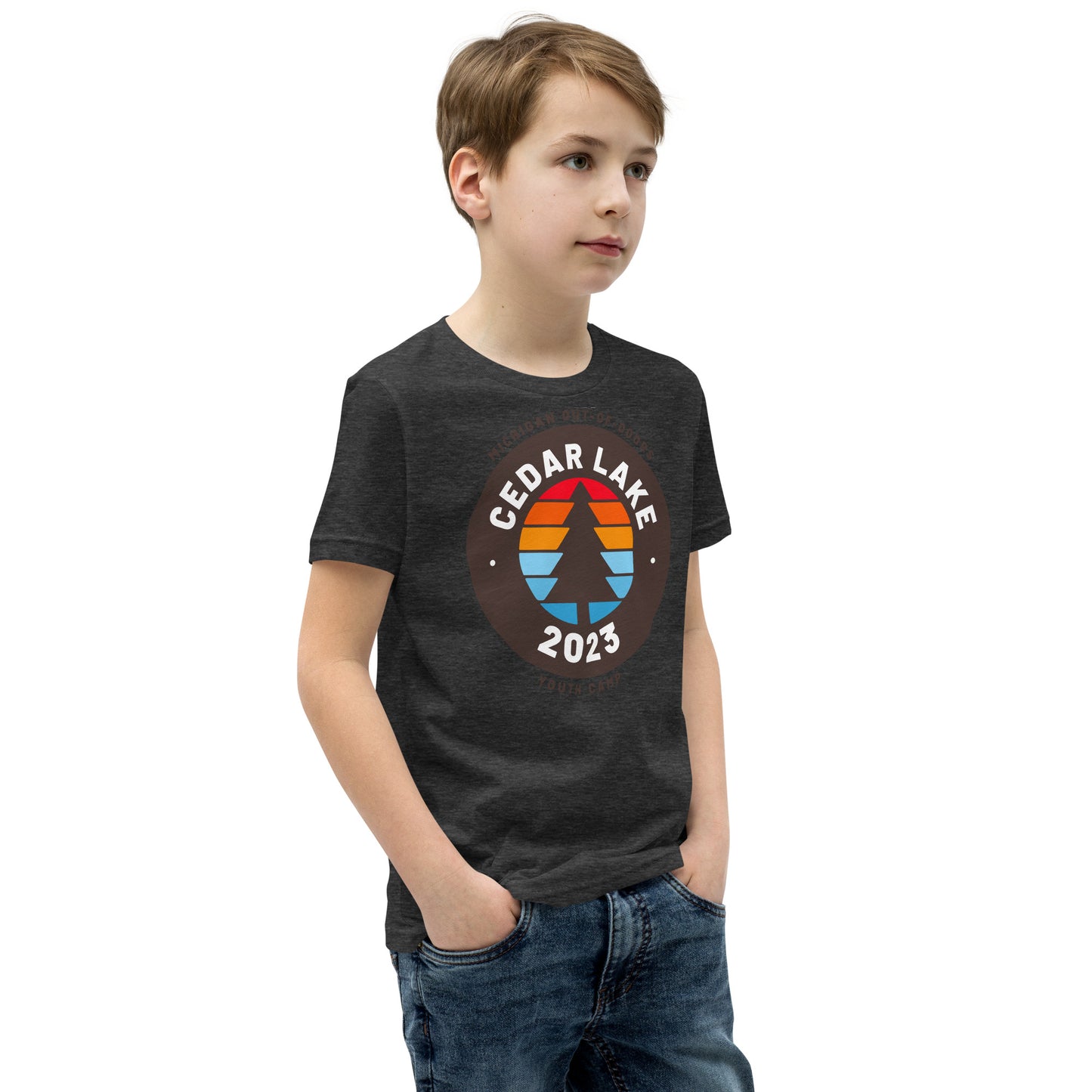 Summer Camp Youth Short Sleeve T-Shirt (Cedar Lake)