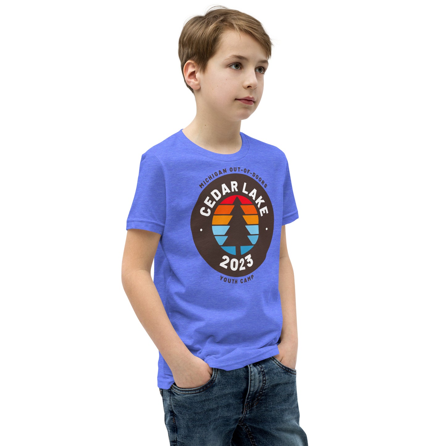 Summer Camp Youth Short Sleeve T-Shirt (Cedar Lake)