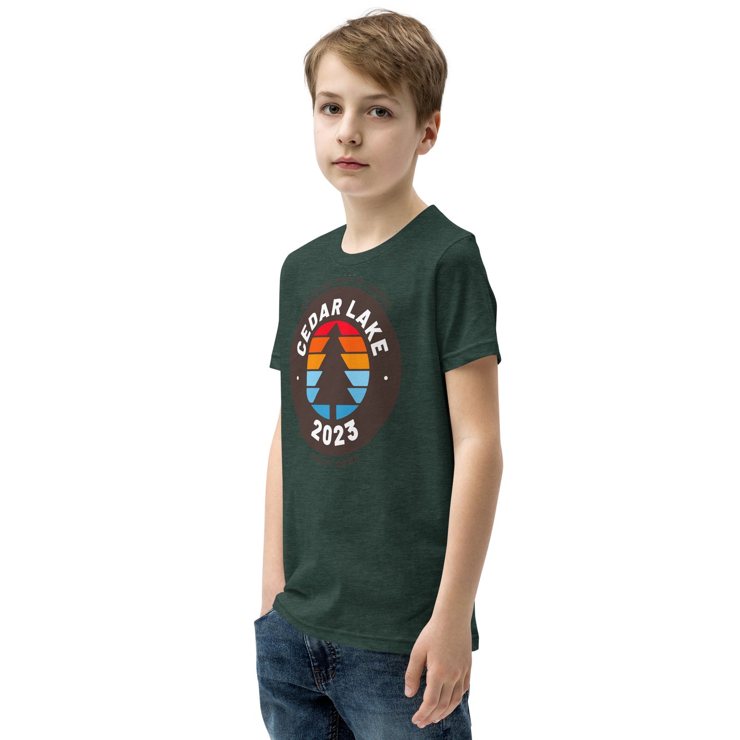Summer Camp Youth Short Sleeve T-Shirt (Cedar Lake)