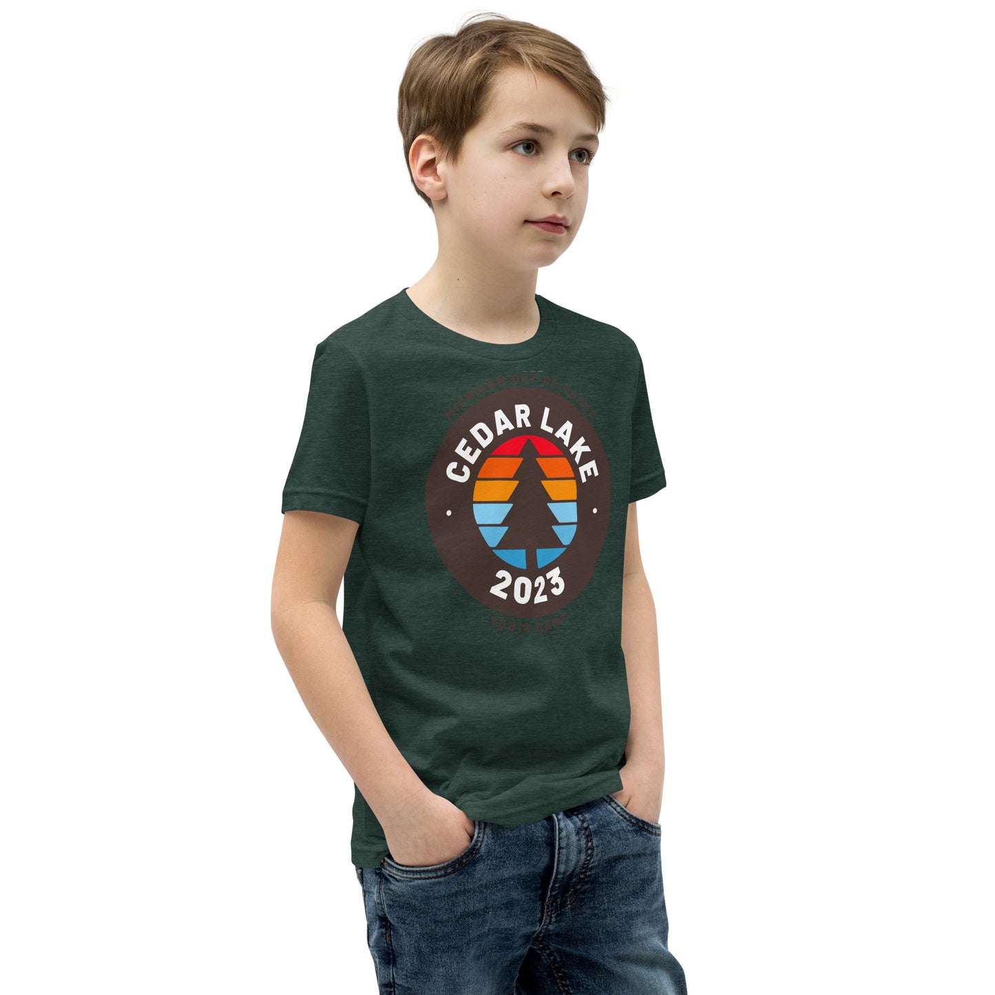 Summer Camp Youth Short Sleeve T-Shirt (Cedar Lake)