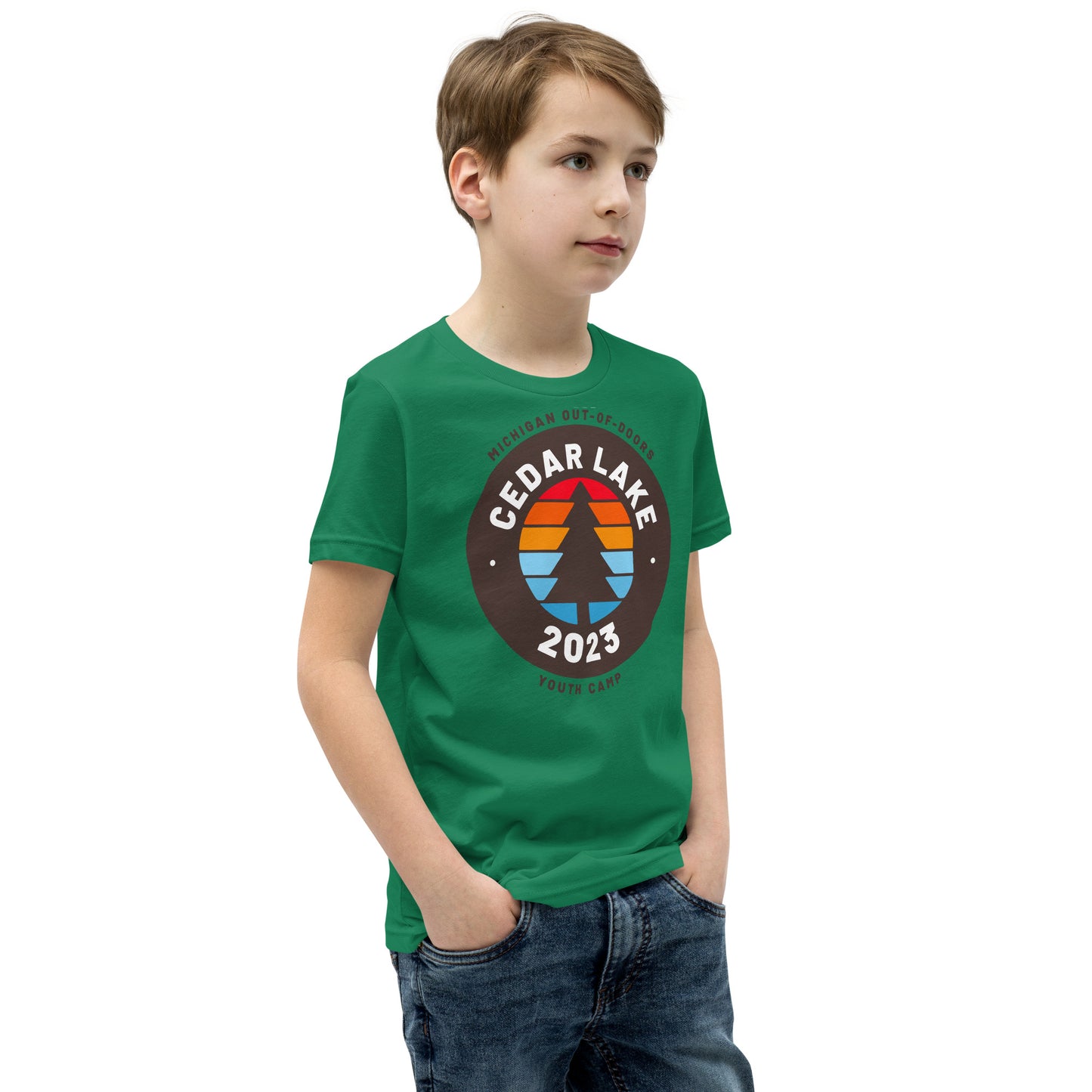 Summer Camp Youth Short Sleeve T-Shirt (Cedar Lake)