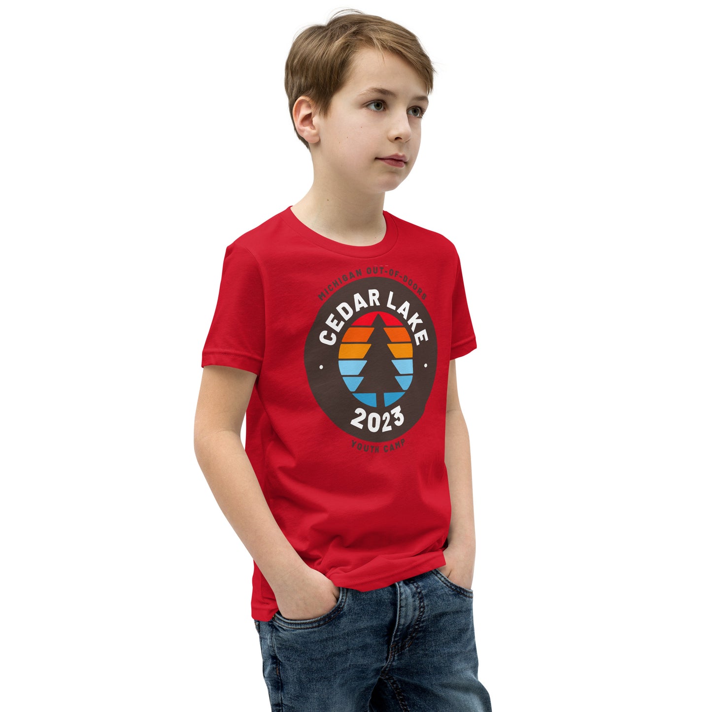 Summer Camp Youth Short Sleeve T-Shirt (Cedar Lake)