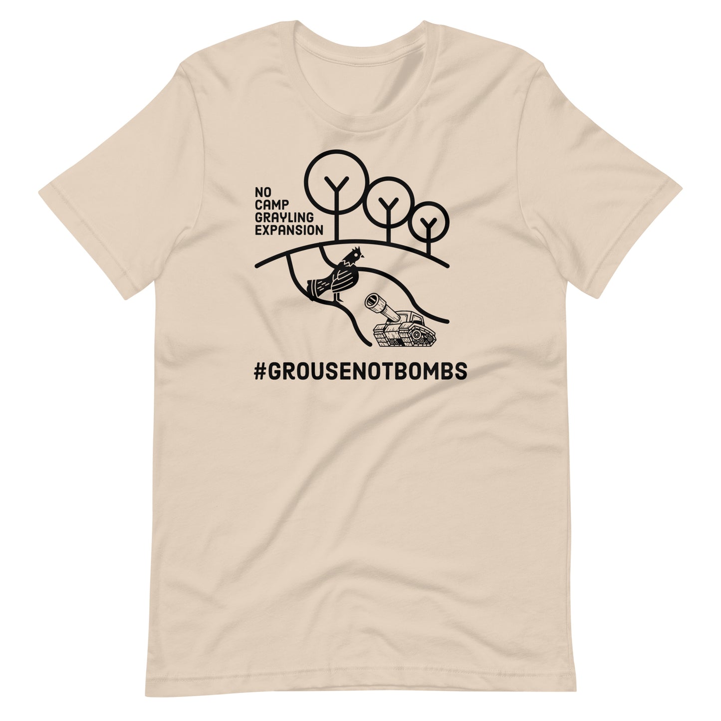 #grousenotbombs