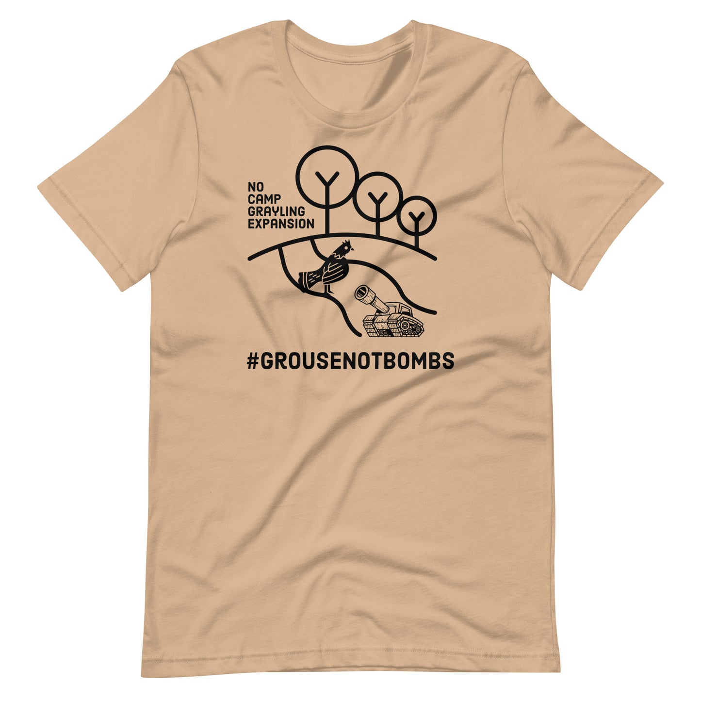 #grousenotbombs